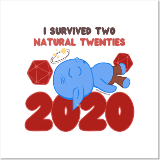I Survived TWO Natural 20's // D20 // Goblin // 2020 Posters and Art